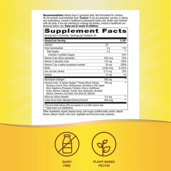 Nature's Way Alive!® Premium Hair, Skin & Nails Gummies - Image 4