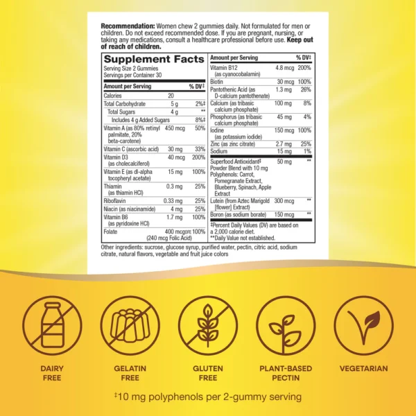 Nature's Way Alive!® Women's 50+ Gummy Multivitamins - Image 4