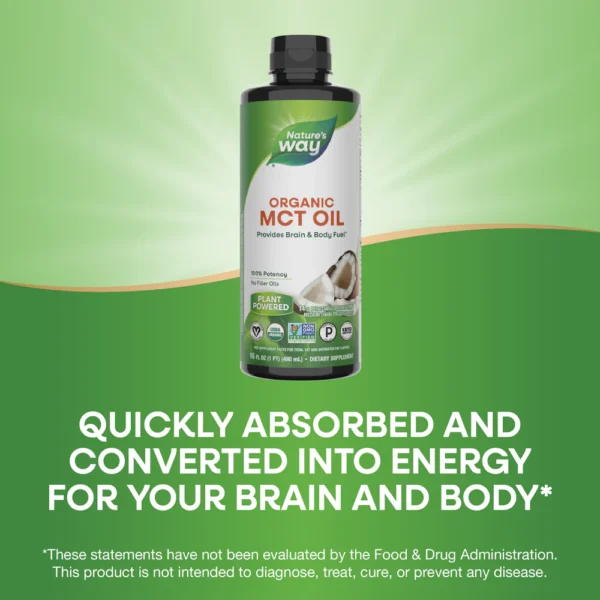 Nature's Way Organic MCT Oil - Image 3